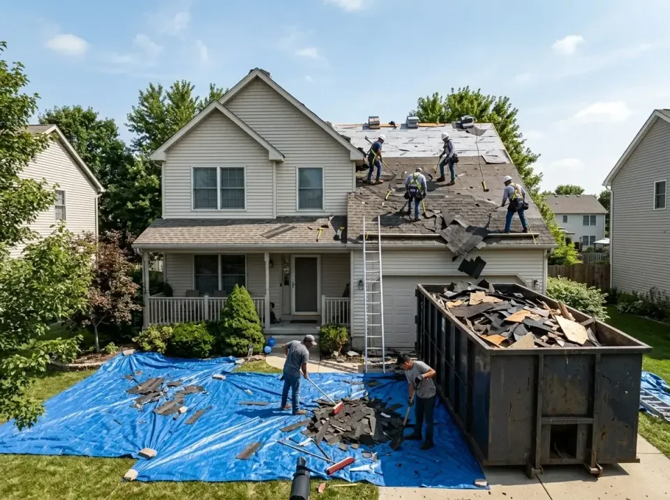 roof-replacement-debris-remova-004 — frequently asked questions, Cheapest Dumpster Rentals in Woodworth, LA